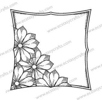 Creative Expressions- Sue Wilson Rubber Stamps - Regal Blossom Inner Frame