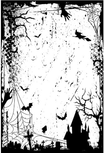 Creative Expressions- Rubber Stamp- Ghostly Manor 4 in x 6 in