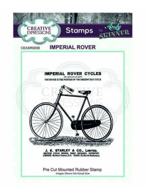 Creative Expressions- Pre-Cut Mounted Rubber Stamp by Andy Skinner- Imperial Rover