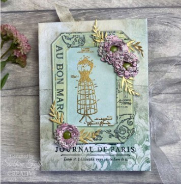 Creative Expressions- Taylor Made Journals A5 Clear Stamp Set- Hotel de la Poste