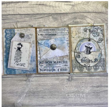 Creative Expressions- Taylor Made Journals A5 Clear Stamp Set- Hotel de la Poste