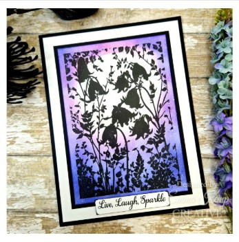 Creative Expressions- Rubber Stamp- Dreamy Harebells 4 in x 6 in