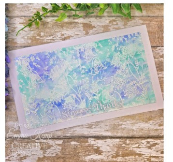 Creative Expressions- Rubber Stamp- Dreamy Harebells 4 in x 6 in