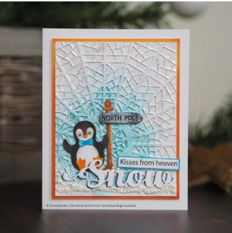 Creative Expressions- Sue Wilson- Festive Collection- Snow Die and Stamp Set