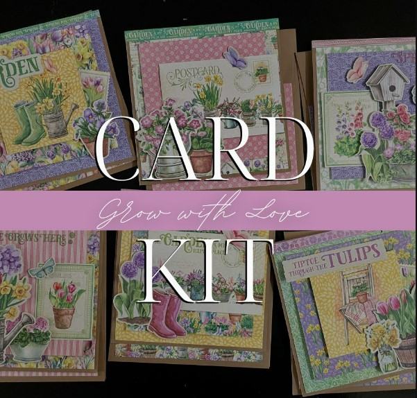 Graphic 45 Card Kit 2024 Grow with Love- Sweet & Simple Card Set