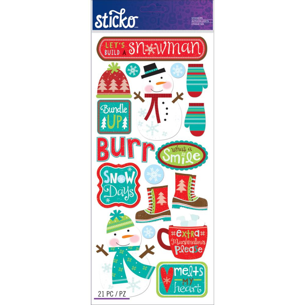 Ek Success Sticko Stickers, Snowmas Large