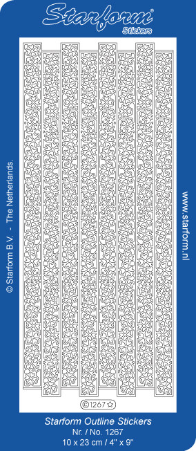 Starform Ribbon Borders SILVER 1264