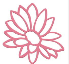 Couture Creations- Mini Die- You Go Girl- Open Daisy