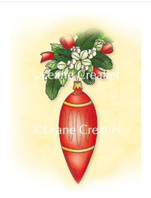 Leane Creatief- Clear Stamp- Christmas ornament 1 55.0881