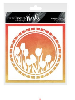 Hunkydory Crafts For the Love of Masks - Gorgeous Tulips