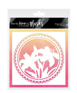 Hunkydory Crafts For the Love of Masks - Charming Lilies