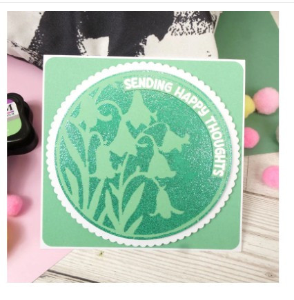 Hunkydory Crafts For the Love of Masks - Cute Bluebells