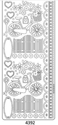 Peel-Offs Peel Off Sticker -Marie Eve Bicycle 4392 S Peel Stickers