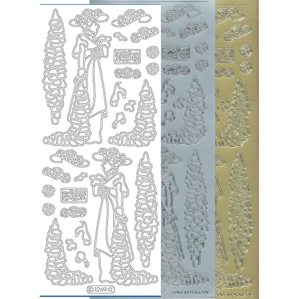 Starform Deco Stickers - Evening Wear 1249 Gold Peel Stickers