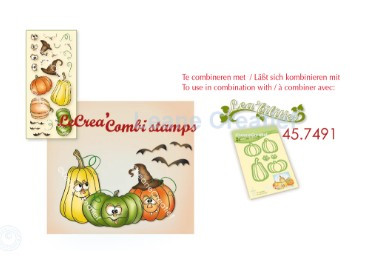 Leane Creatief- Clear Stamp- Pumpkins 55.7439