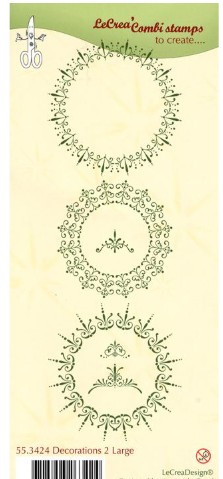 Leane Creatief- Clear Stamp- Decorations 2 Large 55.3424