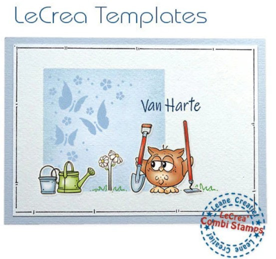 Leane Creatief- Clear Stamp- Little Owlies Combi 55.8351