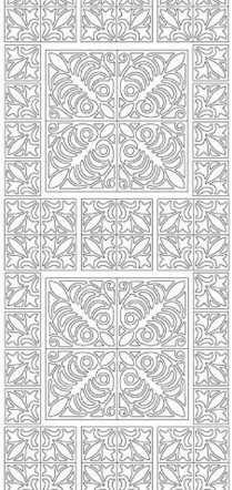 Starform Swirl Corners 1100 Silver Peel Stickers