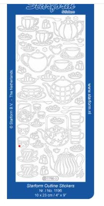 Starform Deco Stickers - Tea Time Gold