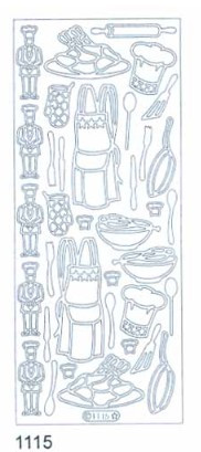 Starform Deco Stickers - Chef Fashion Silver