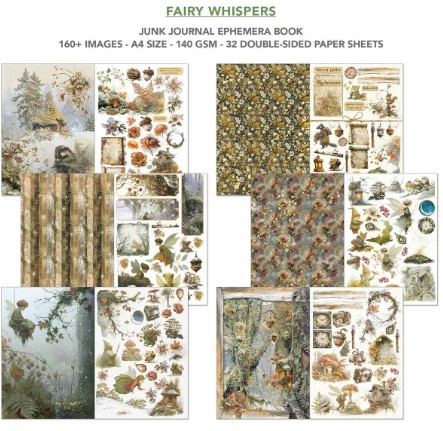 Ciao Bella Junk Journal Ephemera Book A4 - Fairy Whispers