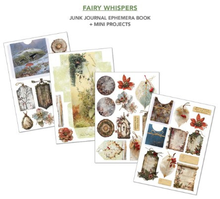 Ciao Bella Junk Journal Ephemera Book A4 - Fairy Whispers