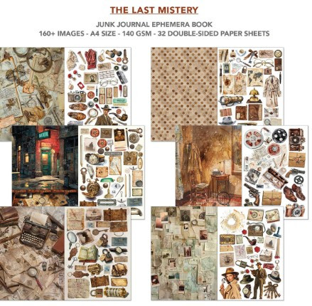 Ciao Bella Junk Journal Ephemera Book A4 - The Last Mystery