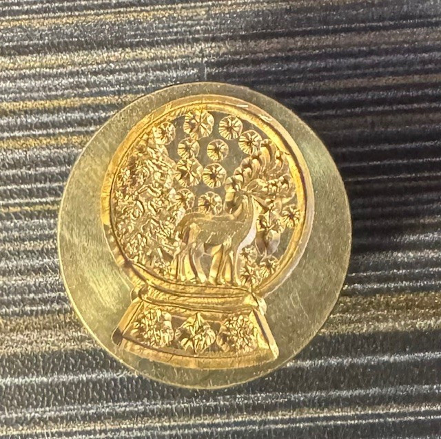 Sealing Wax Seal Stamp - Brass Seal Reindeer Globe