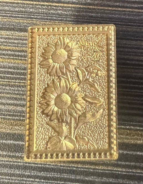 Sealing Wax Seal Stamp - Brass Sunflower Stamp