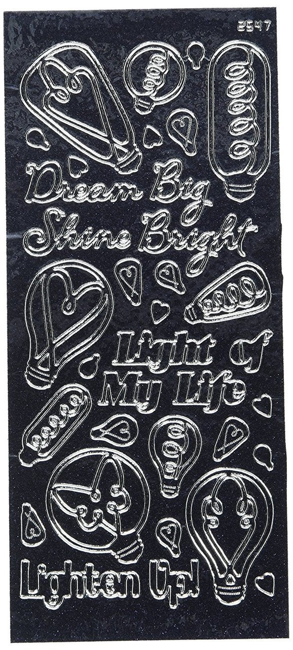 Dazzles Stickers-Bright Ideas-black