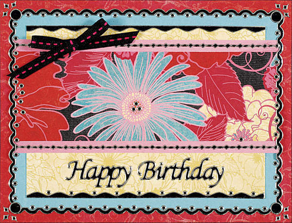 HOTP Dazzles N2437 Black Jewel Border Stickers