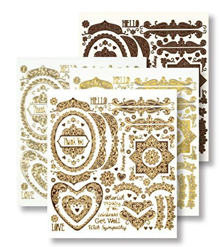 HOTP Dazzles for Interlocking Cards 4 Sheets in 4 Finishes HOTP2561