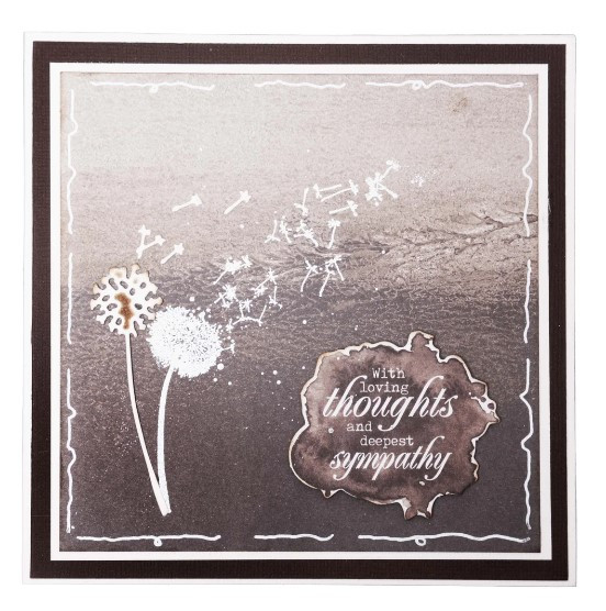 Studio Light- In Loving Memory collection 6x8 pad Your're In My Thoughts
