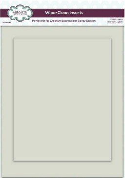 Creative Expressions- Wipe Clean Inserts for Spray Station- 2 inserts