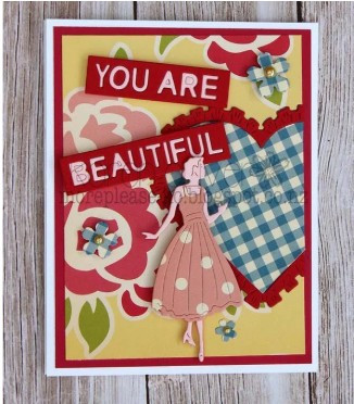 Frantic Stamper Precision Die - Reverse-cut Mom Words