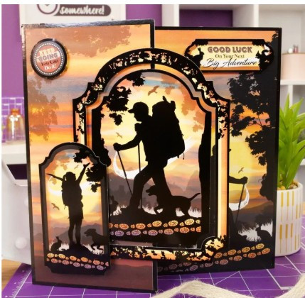 Hunkydory Crafts Sporting Silhouettes To Many More Miles Luxury Topper Set