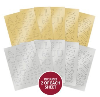 Hunkydory Crafts Essential Mirri Letters & Numbers Megabuy