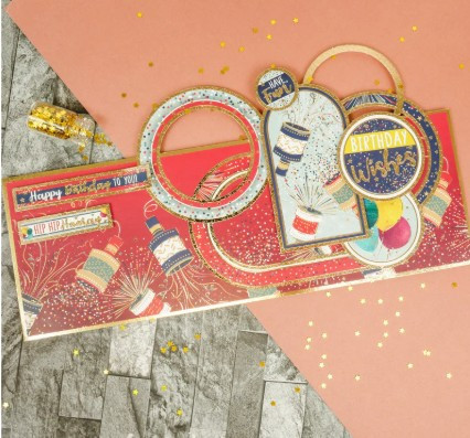 Hunkydory Crafts Memorable Moments Hip, Hip, Hooray Luxury Topper Collection