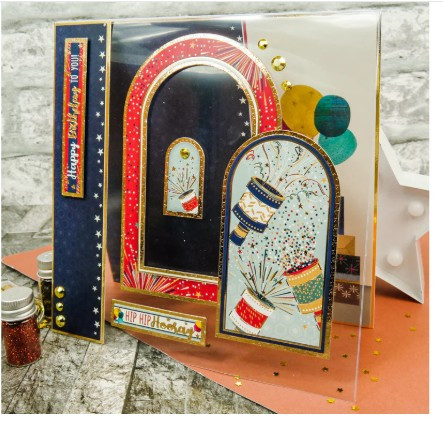 Hunkydory Crafts Memorable Moments Hip, Hip, Hooray Luxury Topper Collection