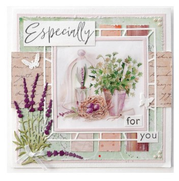 Marianne Design Cutting Sheet French Antiques Herbs A4