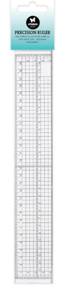 Studio Light- Precision Ruler w/ Metal Edge 30cm Tools Essentials 1 PC SL-TO-RUL101