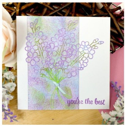 Hunkydory Crafts Moonstone Dies Forget-Me-Not