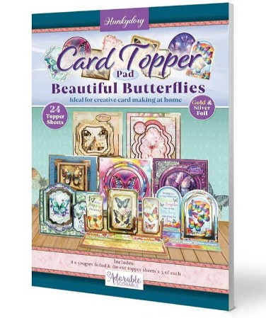 Hunkydory Crafts- Card Topper Pad- Beautiful Butterflies