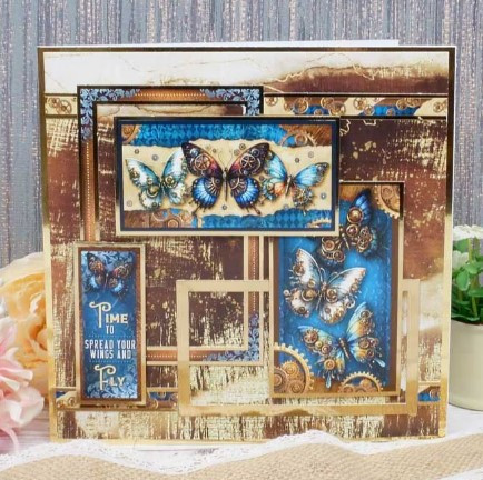 Hunkydory Crafts- Card Topper Pad- Beautiful Butterflies