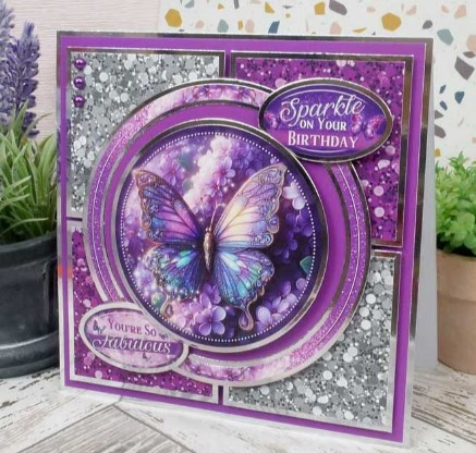 Hunkydory Crafts- Card Topper Pad- Beautiful Butterflies