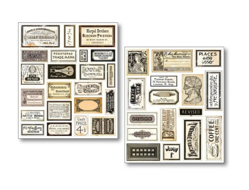 Ciao Bella Sticker Set 10/Pkg Kind Thoughts Mixed Media Stickers