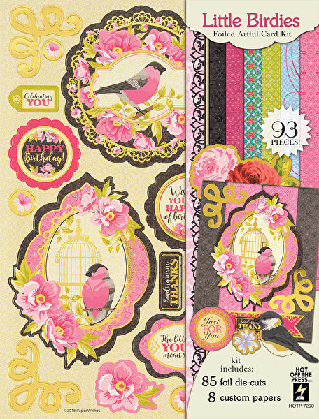 Hot Off The Press Little Birdie Artful Card Kit 7290