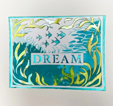 TCW Crafter's Workshop Template A2 4-Part Layered Sea Paradise