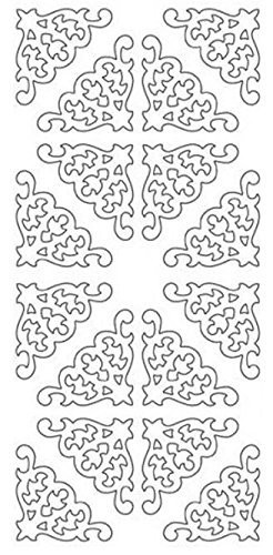 JeJe Double-Sided Adhesive Stickers Corners Sheet 4-03457