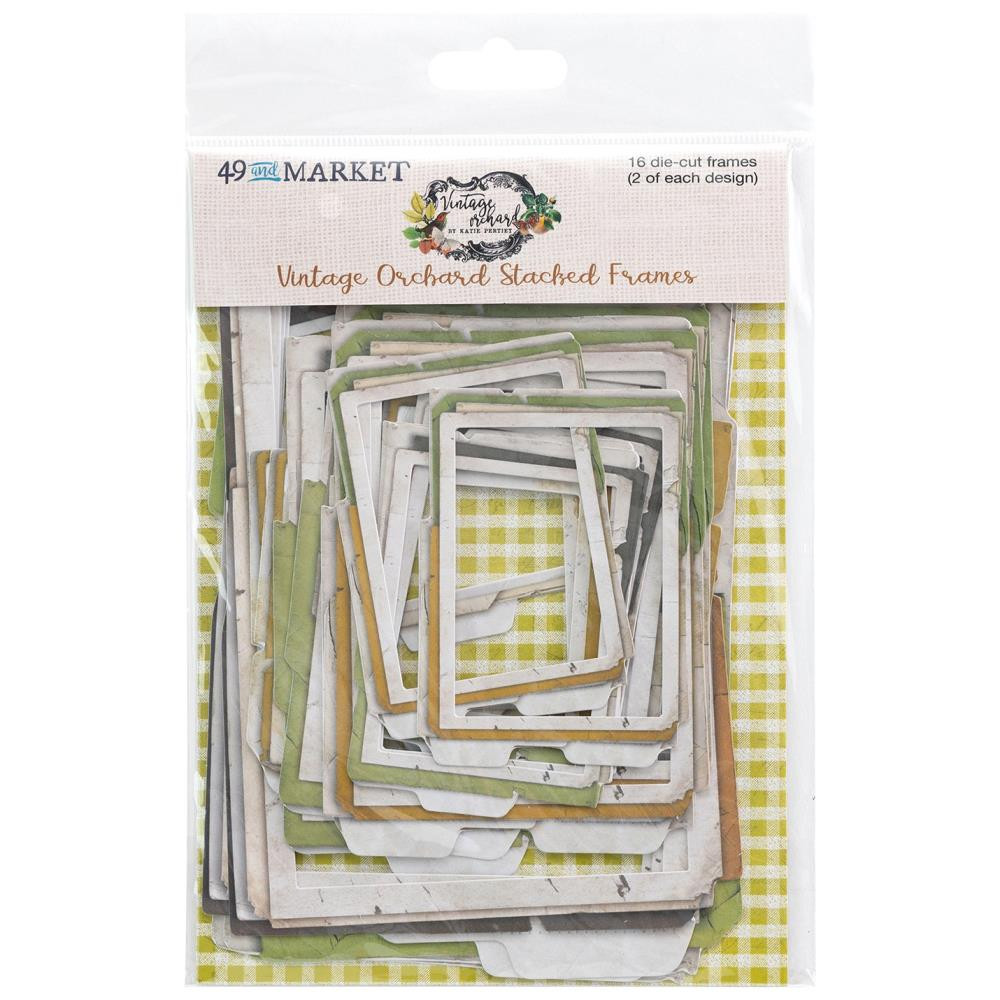 49 and Market Vintage Orchard 16 Die-cut Stacked Frames By Katie Pertiet